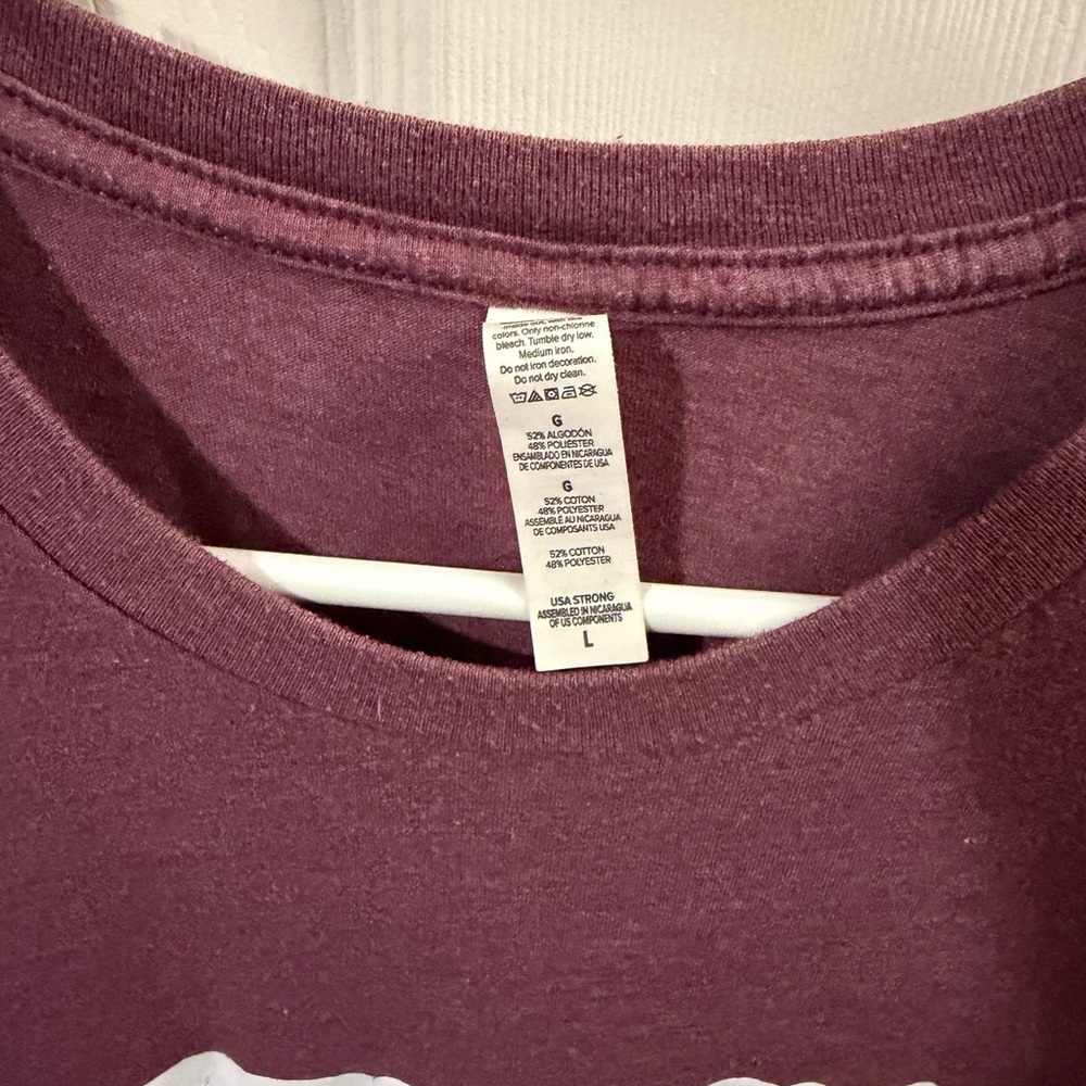 ❣️❄️Gildan Maroon Tee with T-Rex Graphic - Picture 2 of 4